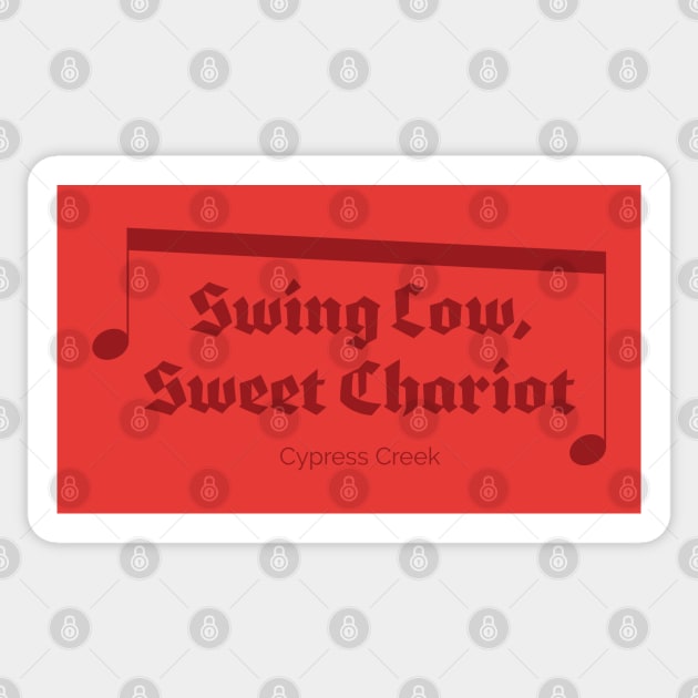 Swing Low, Sweet Chariot Sticker by HammockComplex